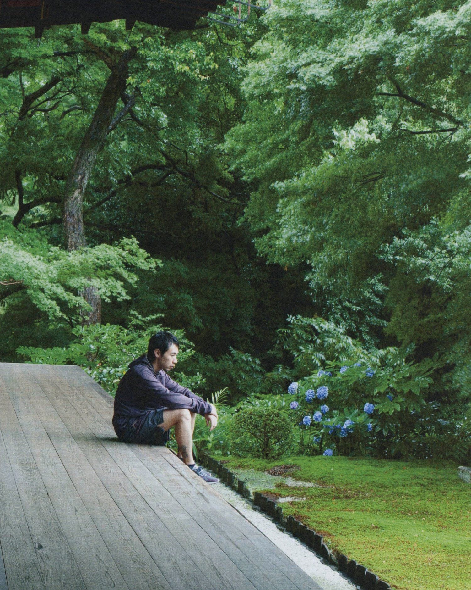 Jun Takahashi wearing Nike x Undercover Gyakusou FW2011