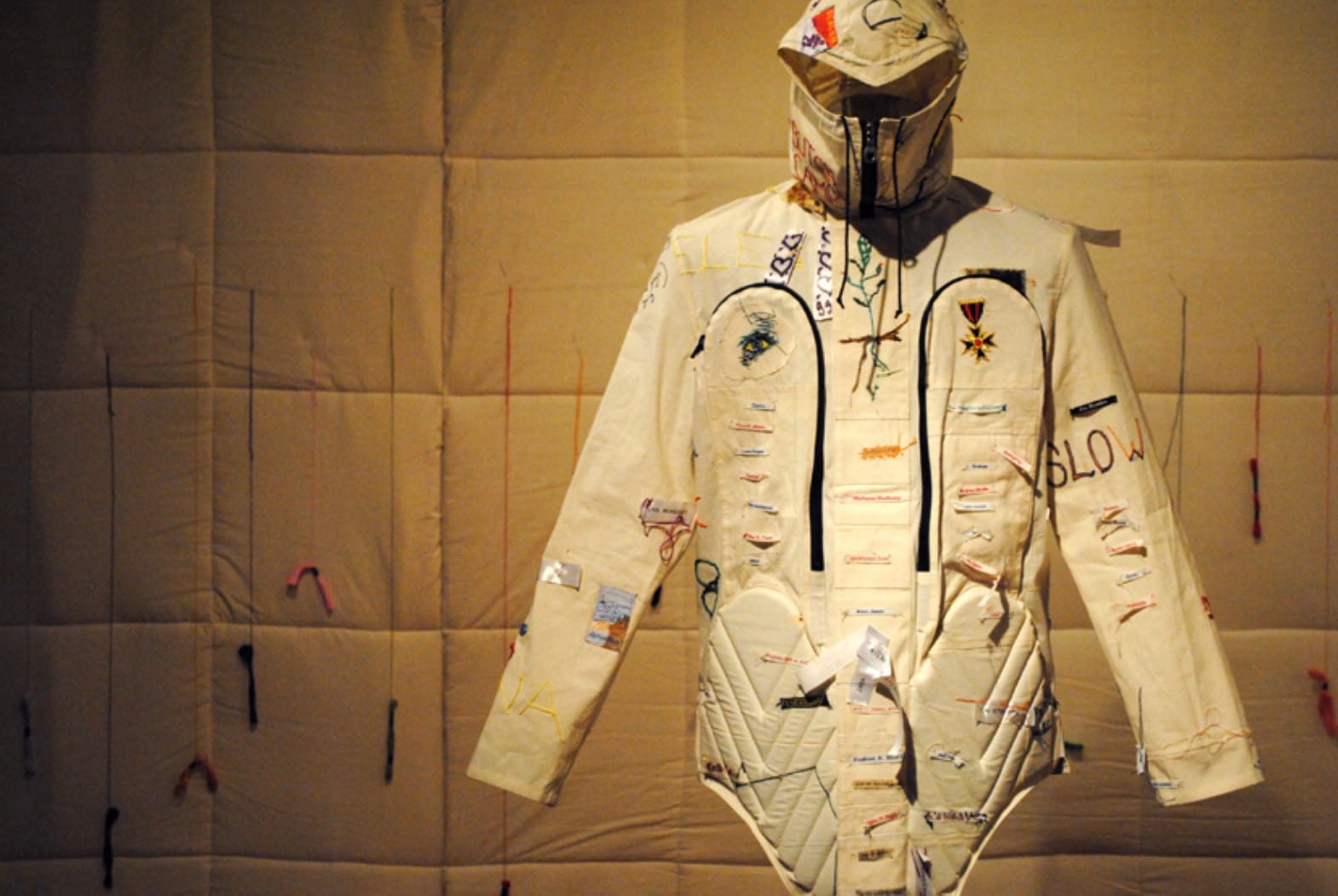 Vexed Generation parka displayed in the Label Database installation