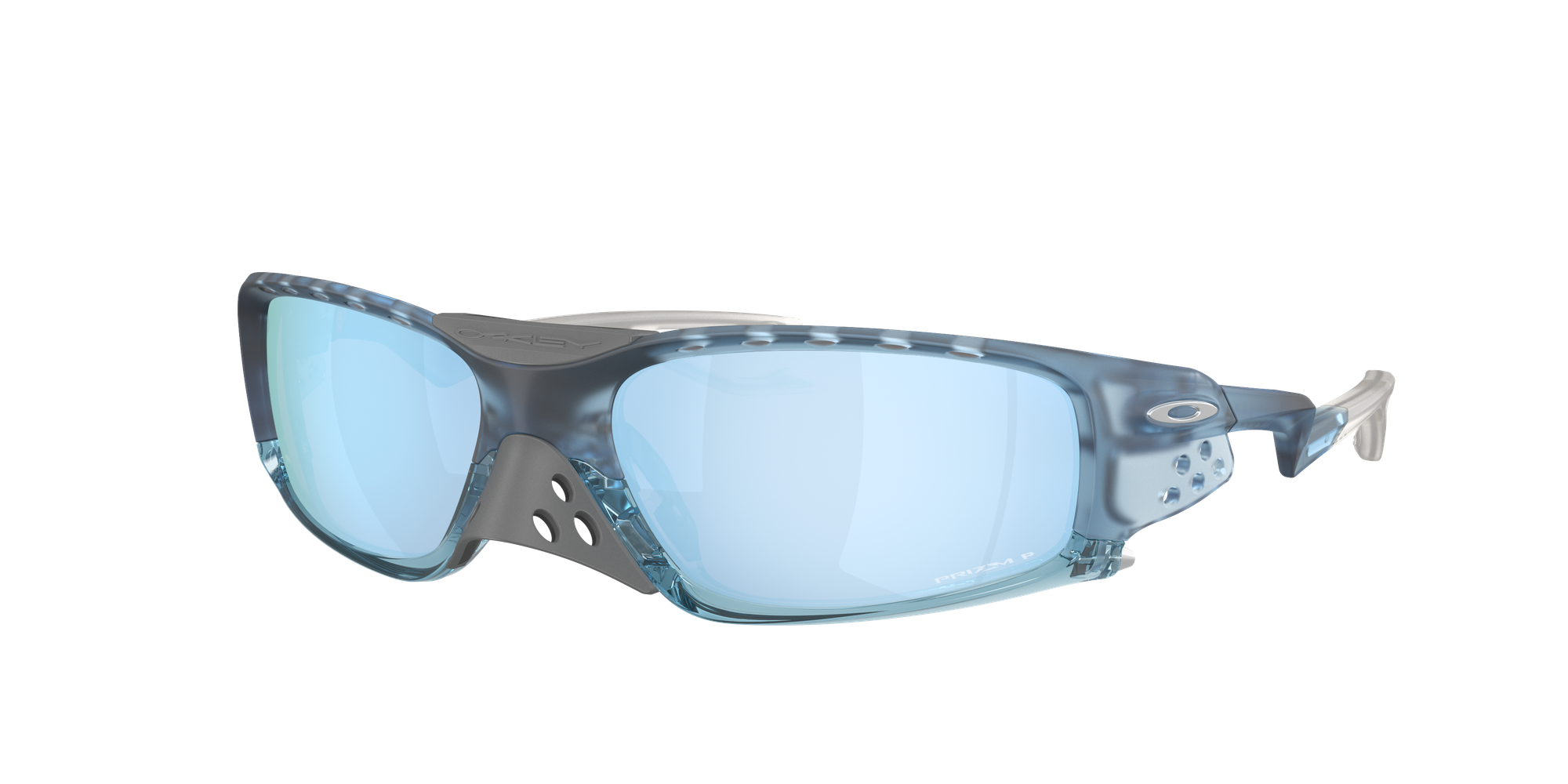 Oakley Plantaris SQ OO9529-0861 Matte Trans Stonewash Prizm Deep Water Polarized