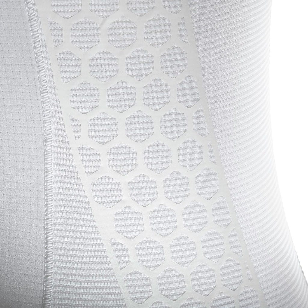 White S/LAB EXO knit and support-grid detail