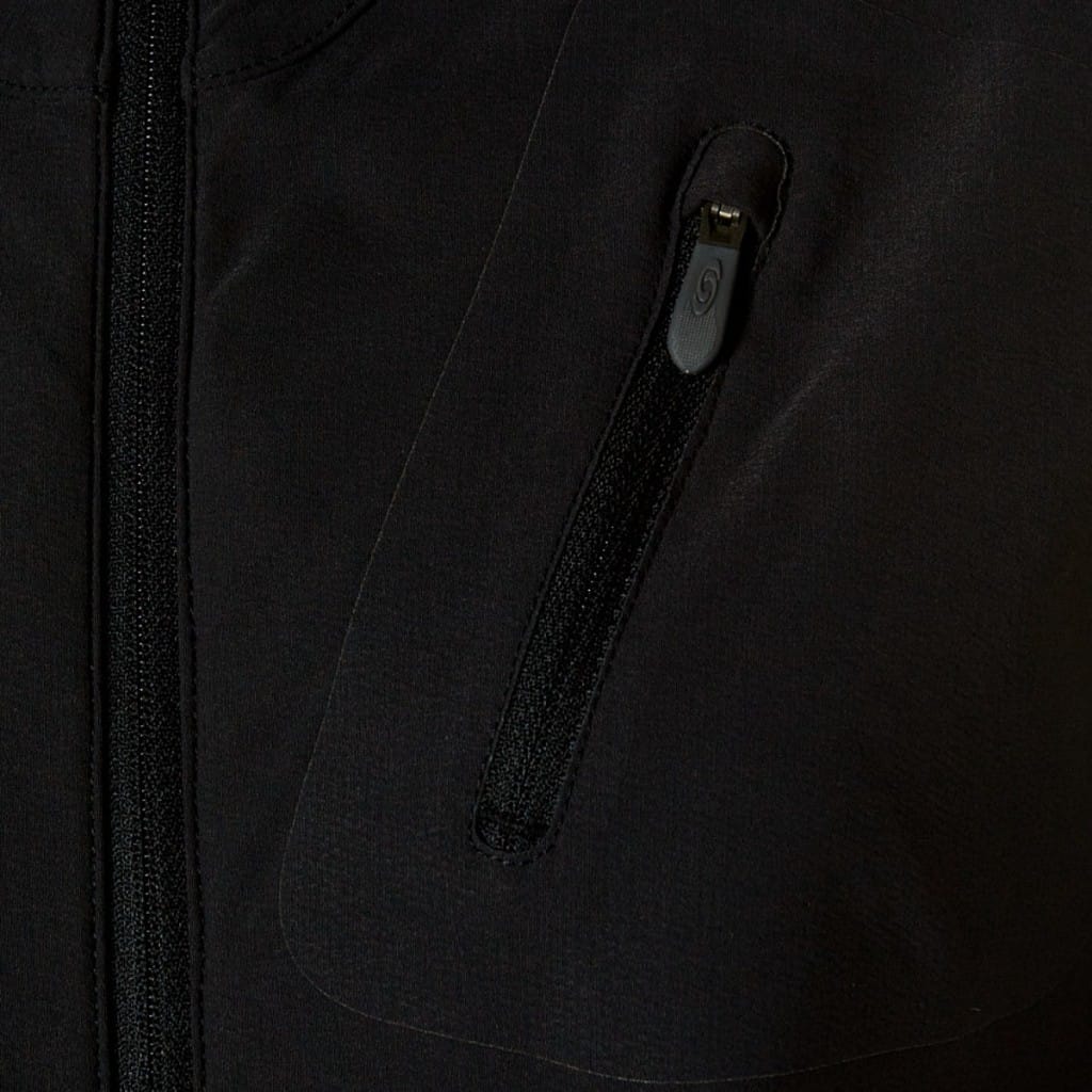Salomon Charvin Softshell Jacket, angled chest pocket detail