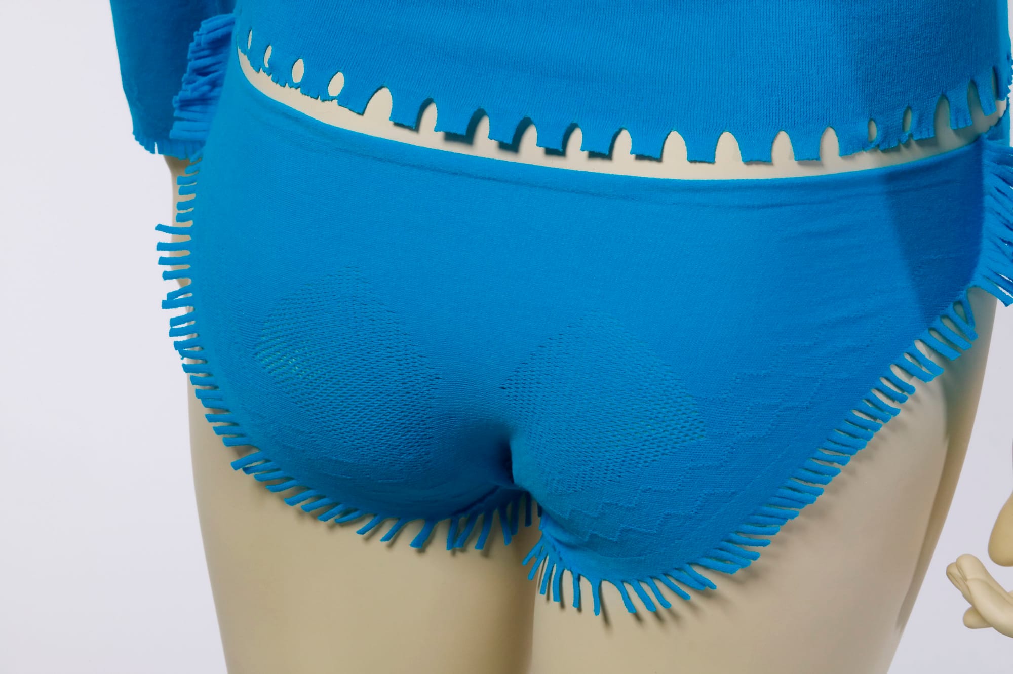 Issey Miyake A-POC blue knit ensemble, 152500.jpg view