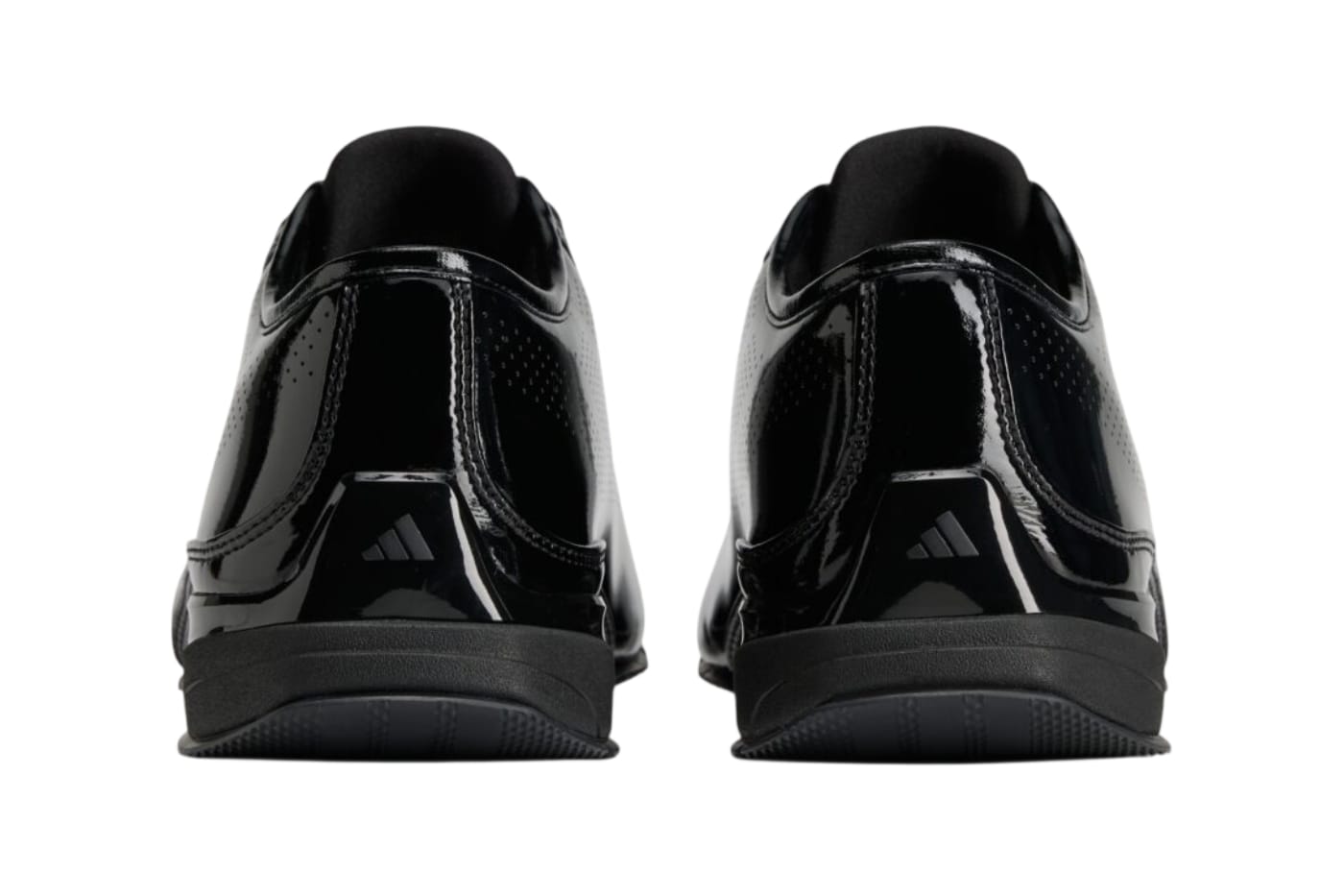 Arte Antwerp adidas F50 HQ3324 in black patent leather, right profile