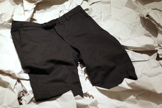 Dark gun-club-check below-the-knee shorts from the SILLY THING x N. Hoolywood Homage to 221B collection.