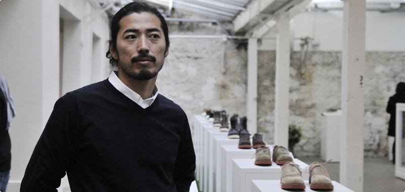 Hiroki Nakamura at the Visvim Autumn/Winter 2010 trunk show in Hong Kong.