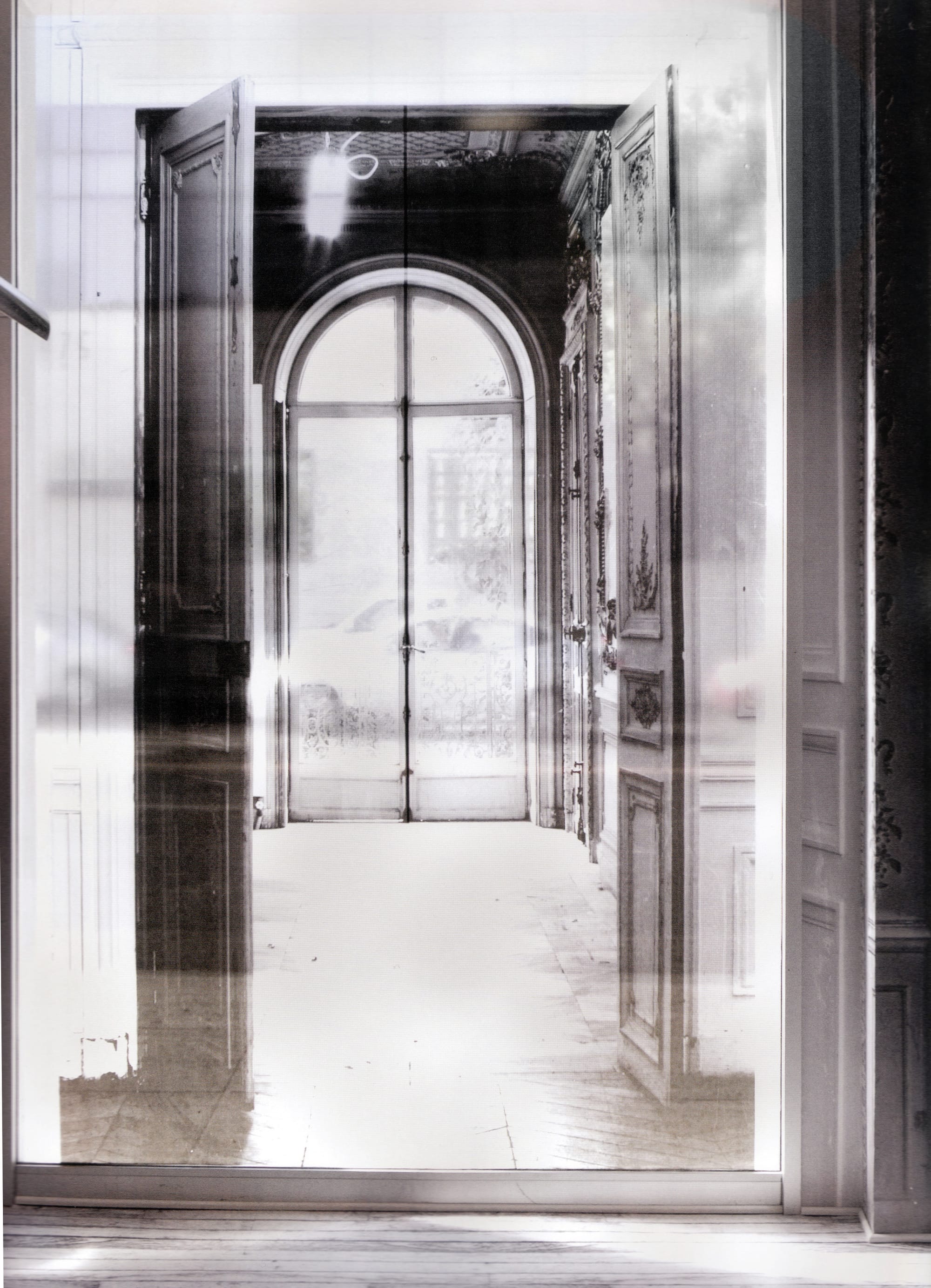 Maison Martin Margiela Los Angeles store with printed Paris architectural details.