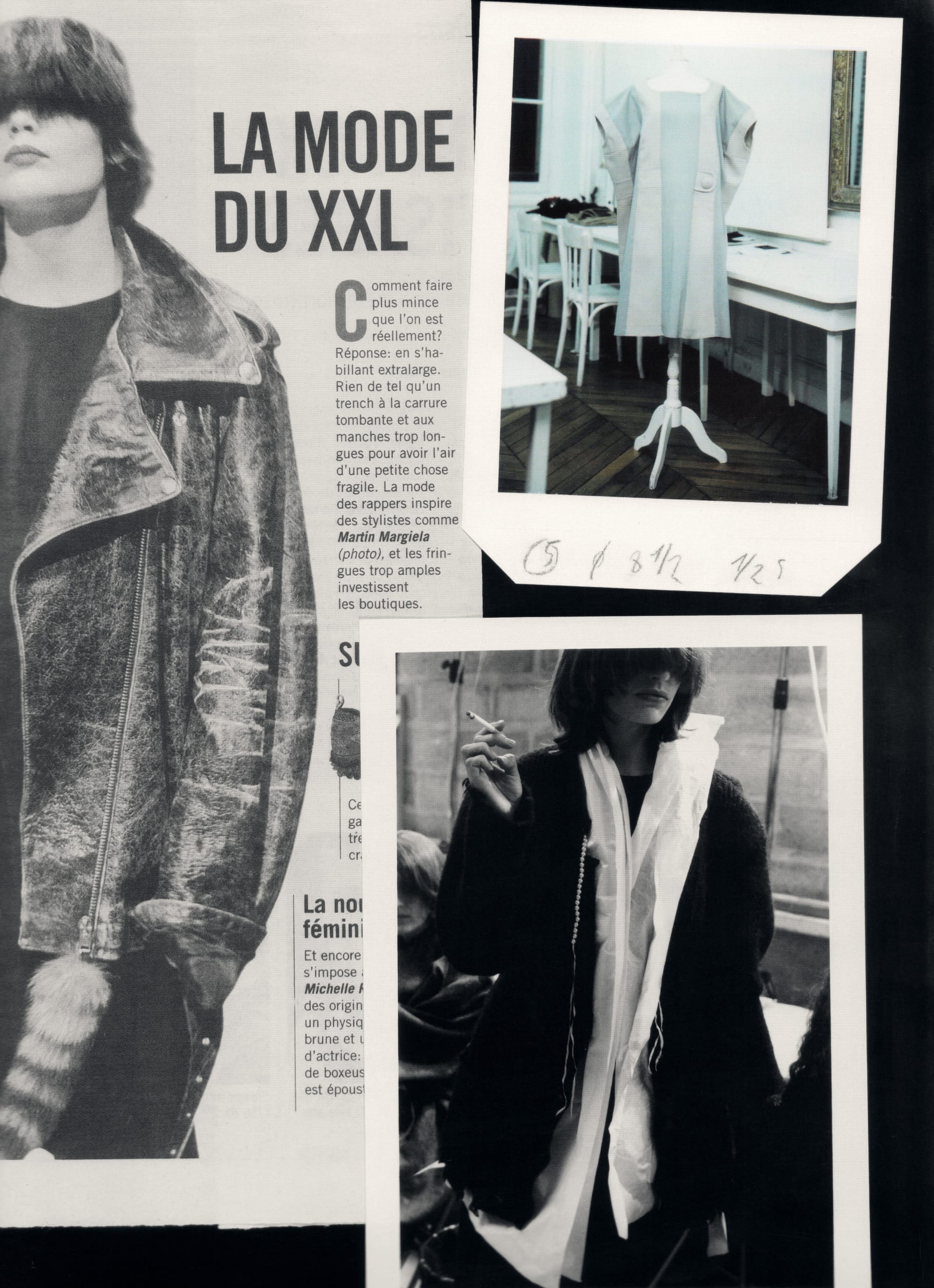 Oversized Maison Martin Margiela Autumn/Winter 2000-01 Cooperation magazine feature.