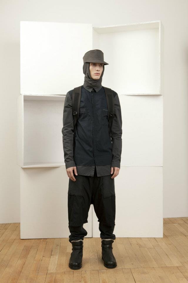 SILENT DAMIR DOMA Autumn/Winter 2012-13 menswear look 1, photographed by Estelle Hanania.