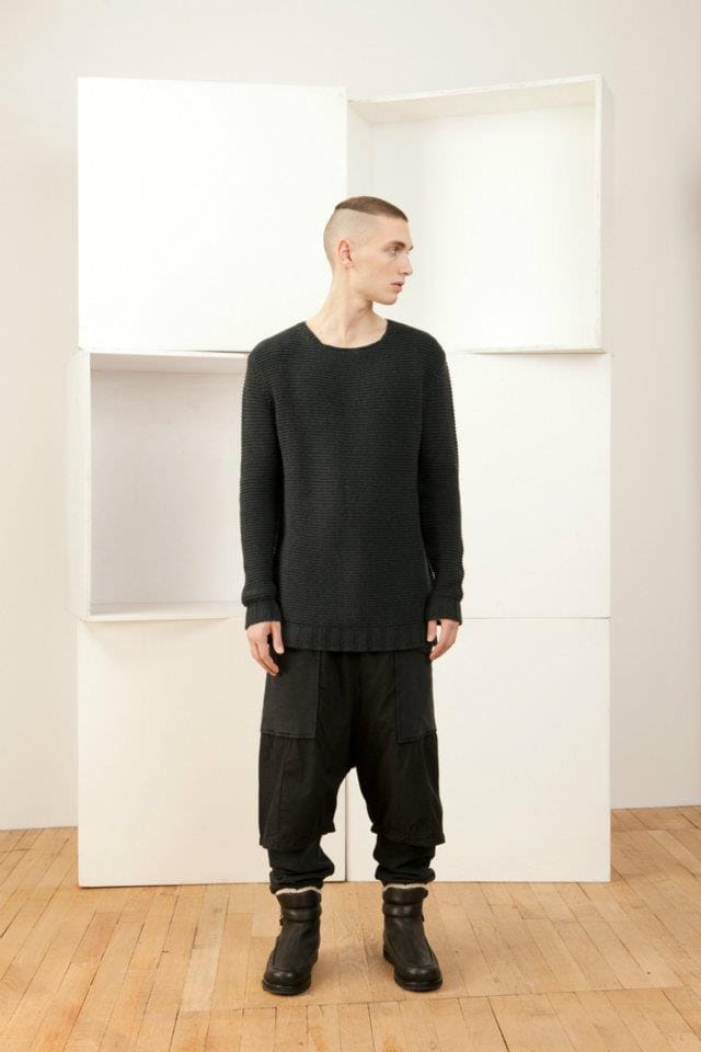 SILENT DAMIR DOMA Autumn/Winter 2012-13 menswear look 2, photographed by Estelle Hanania.