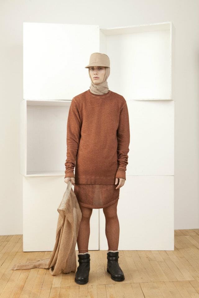 SILENT DAMIR DOMA Autumn/Winter 2012-13 menswear look 12, photographed by Estelle Hanania.