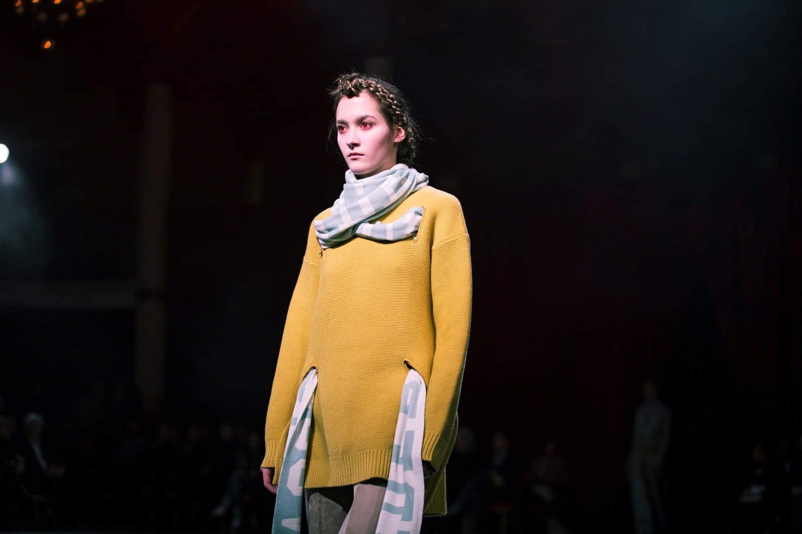 Undercover Autumn/Winter 2014 runway look 15 from Jun Takahashi's fairytale-inspired collection.