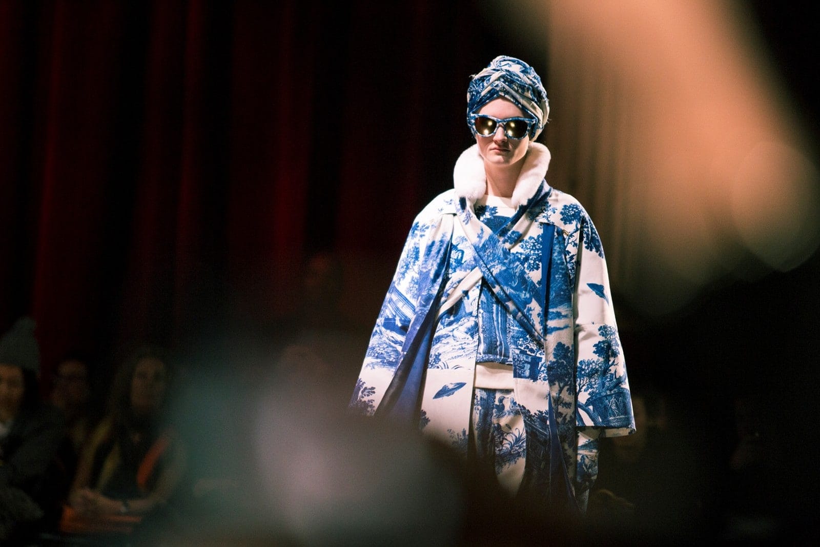 Undercover Autumn/Winter 2014 runway look 16 from Jun Takahashi's fairytale-inspired collection.
