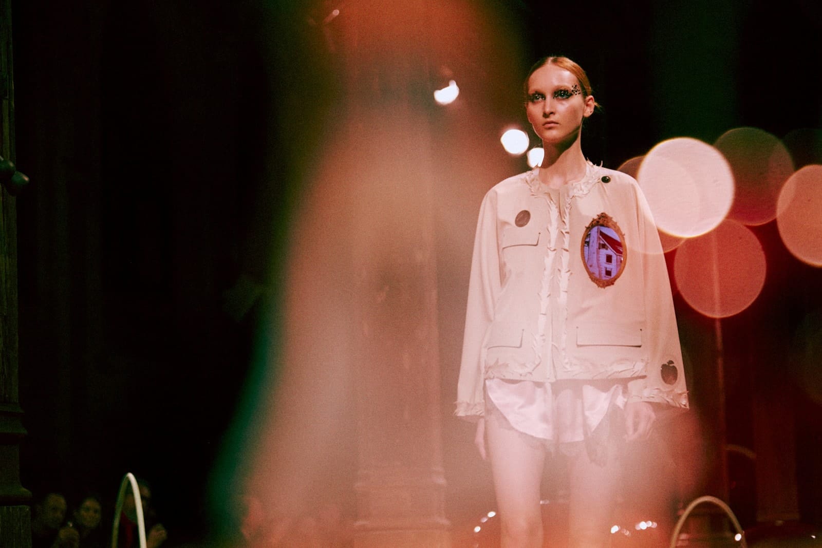 Undercover Spring/Summer 2015 runway look 03 from Jun Takahashi's digital-age fairytale collection.