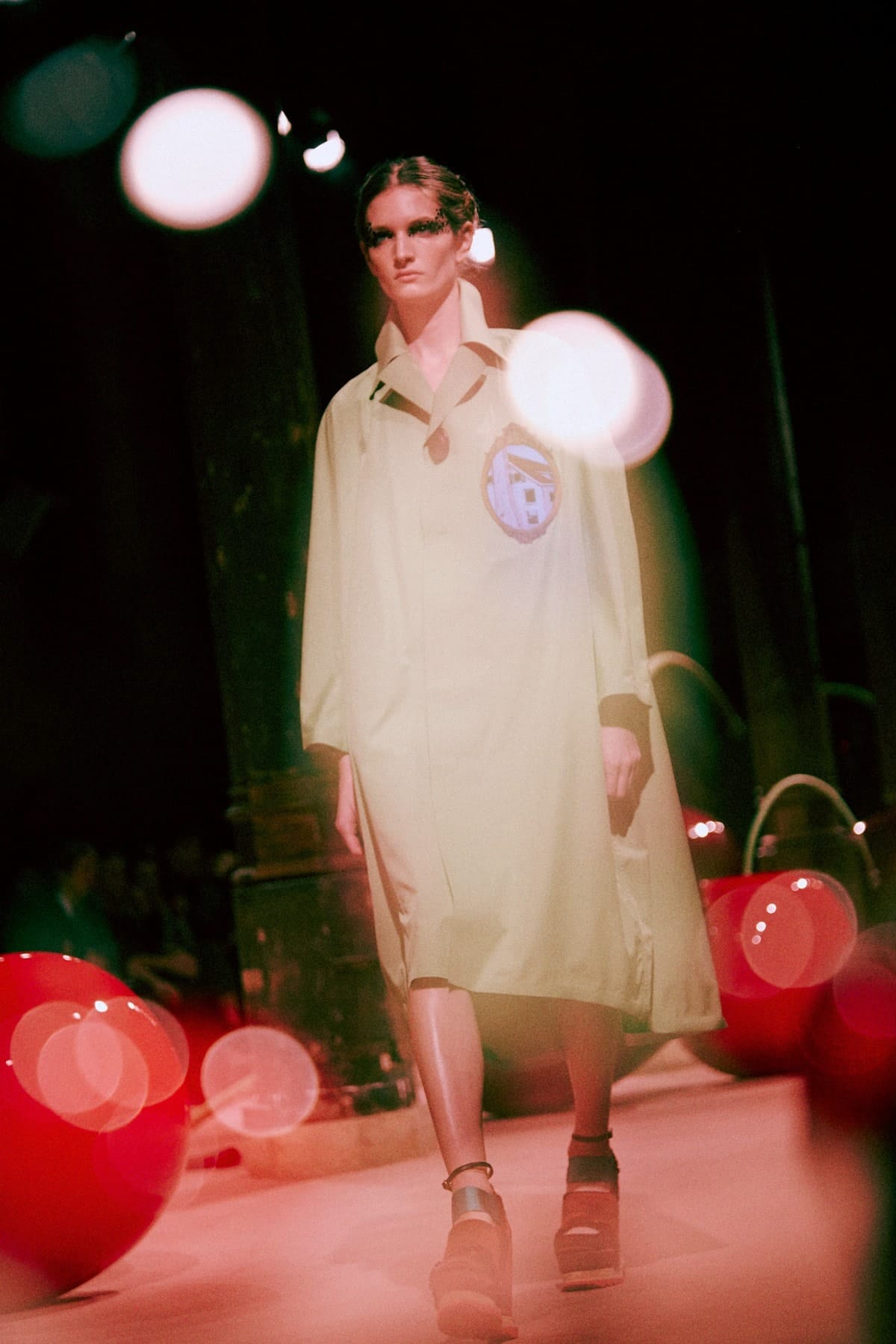 Undercover Spring/Summer 2015 runway look 11 from Jun Takahashi's digital-age fairytale collection.