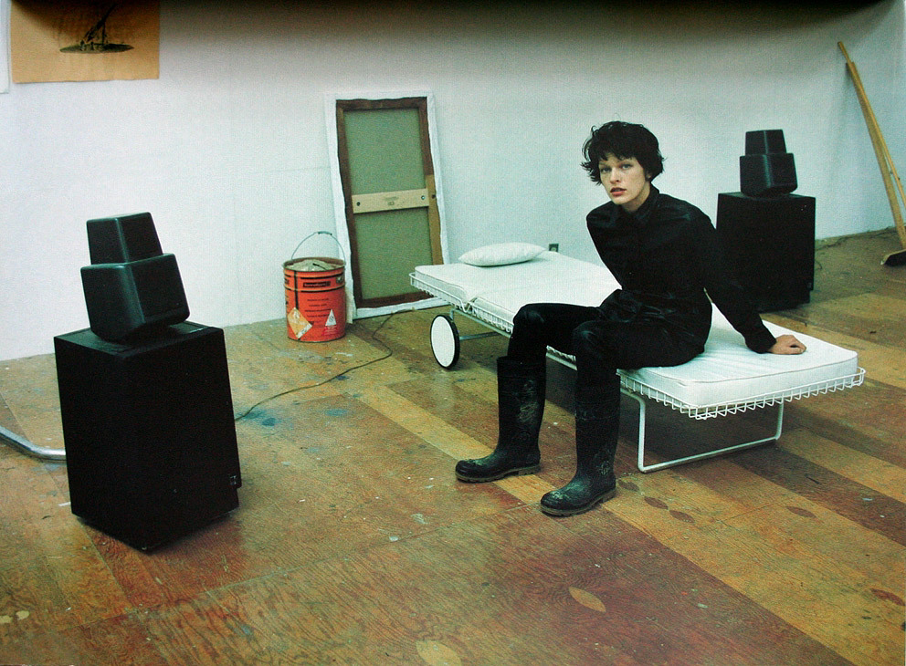 MIlla Jovovich by Juergen Teller for Strenesse fw97