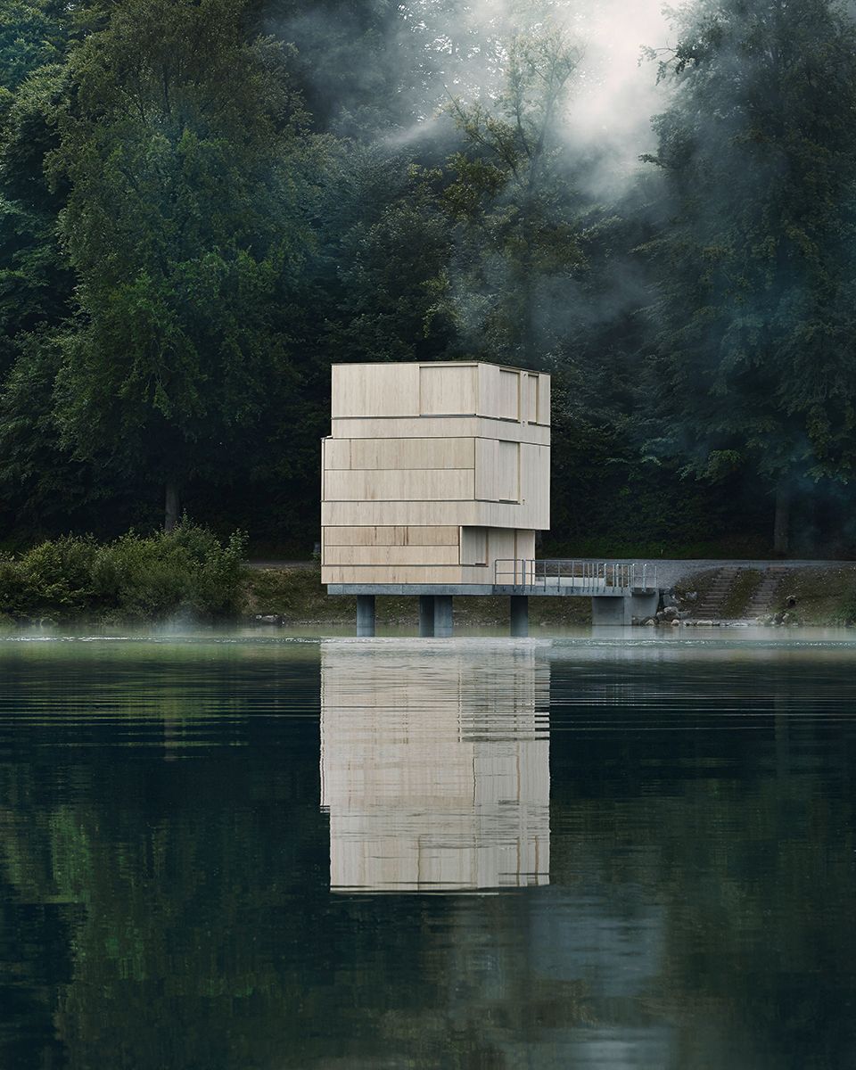 Andreas Fuhrimann Gabrielle Hächler Zielturm Rotsee, Rotsee Luzern