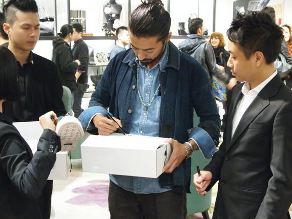 Hiroki Nakamura in his Visvim Lhamo Shirt