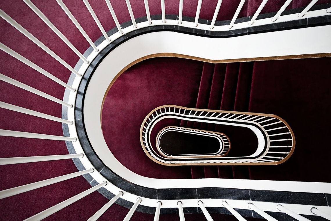 Stairs at the Leipzig opera house