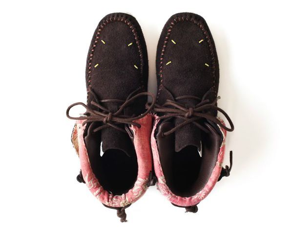 brown visvim FBT FOLK top view