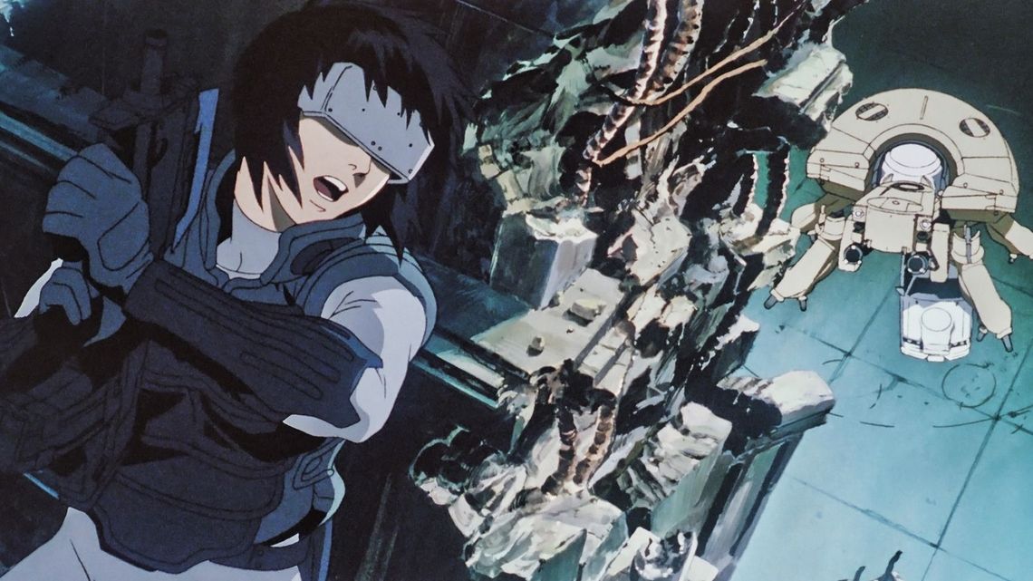 motoko kusanagi fighting spider tank