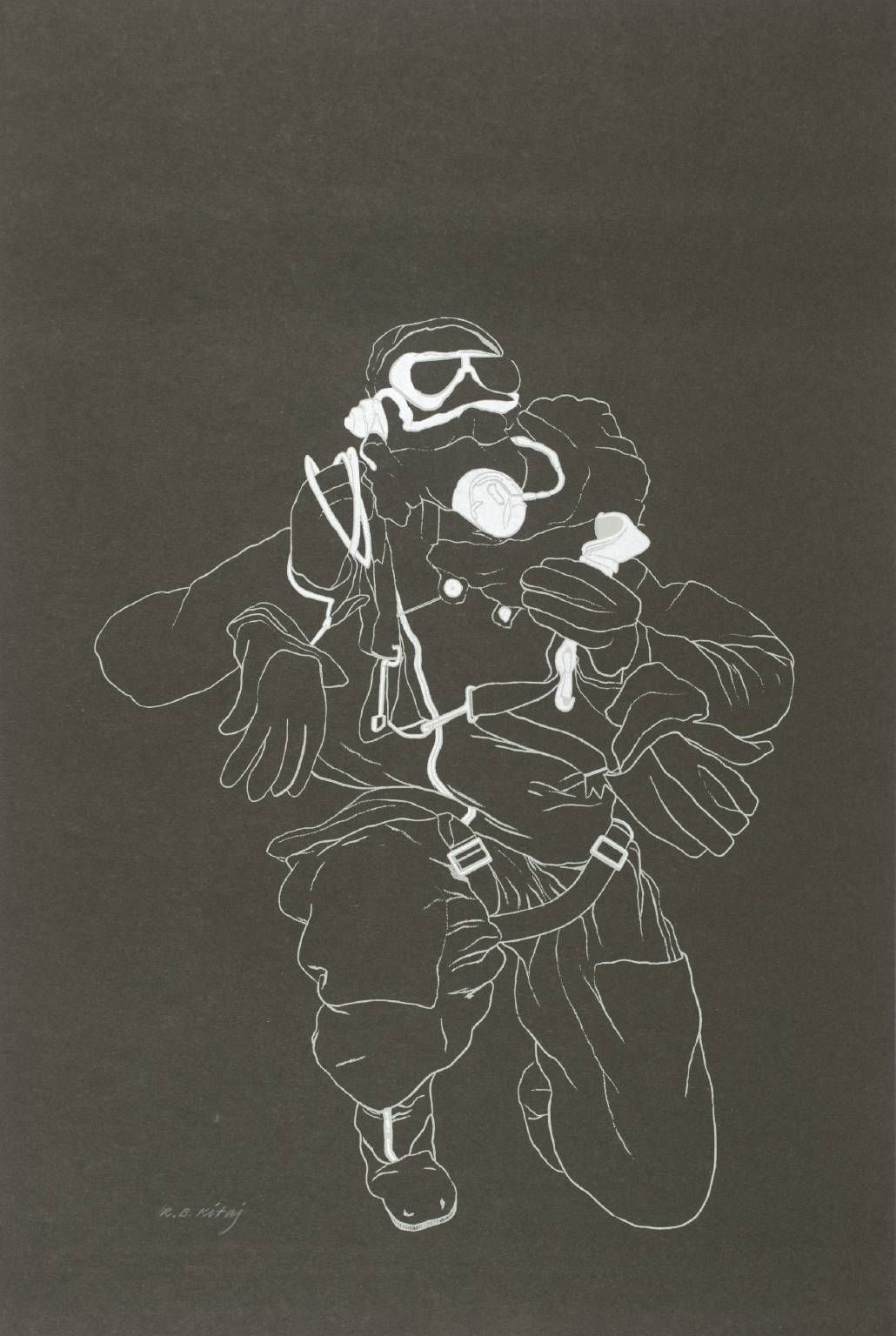 R. B. Kitaj, Disciple of Bernstein and Kautsky, 1964