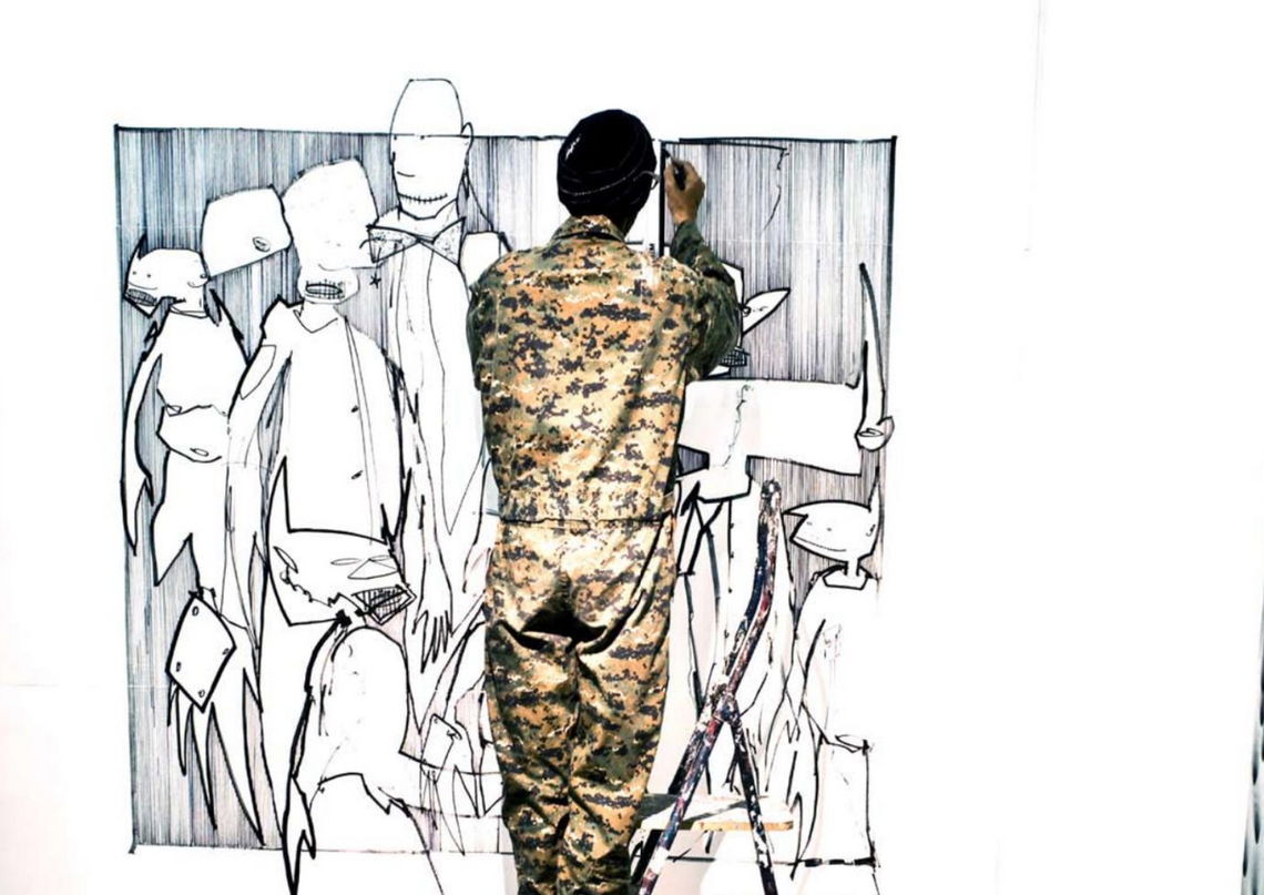 Futura solo show at Magda Danysz Gallery in Paris 2014