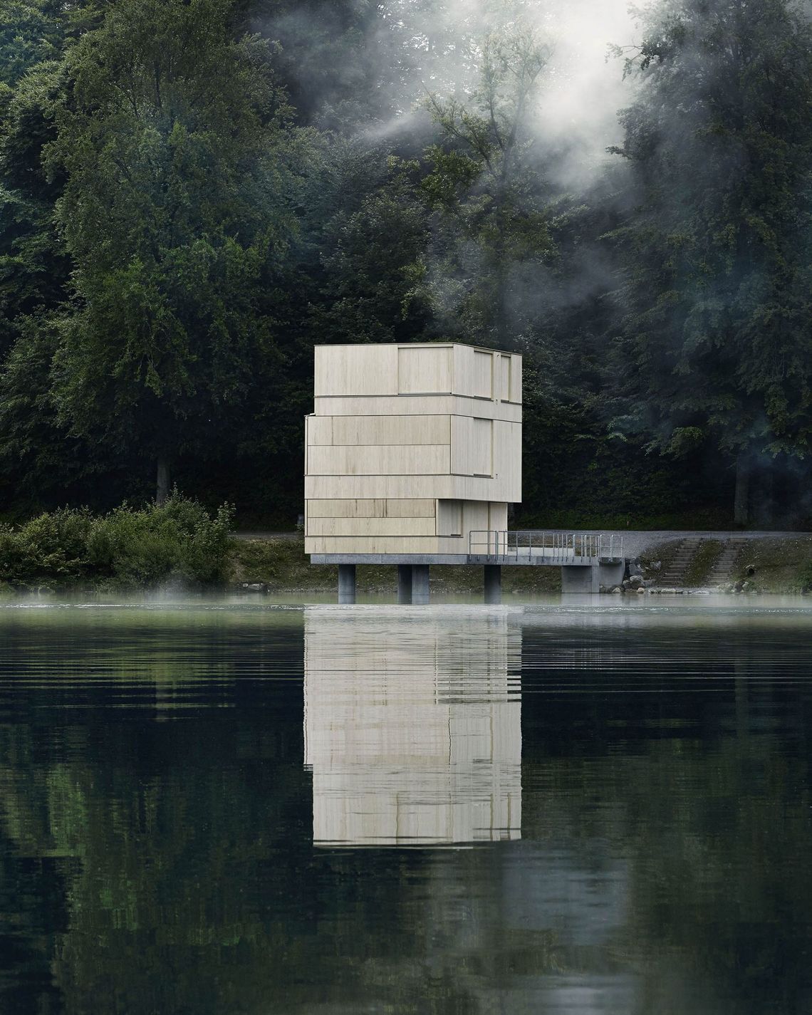 Lake Rotsee Refuge by AFGH Architekten firm