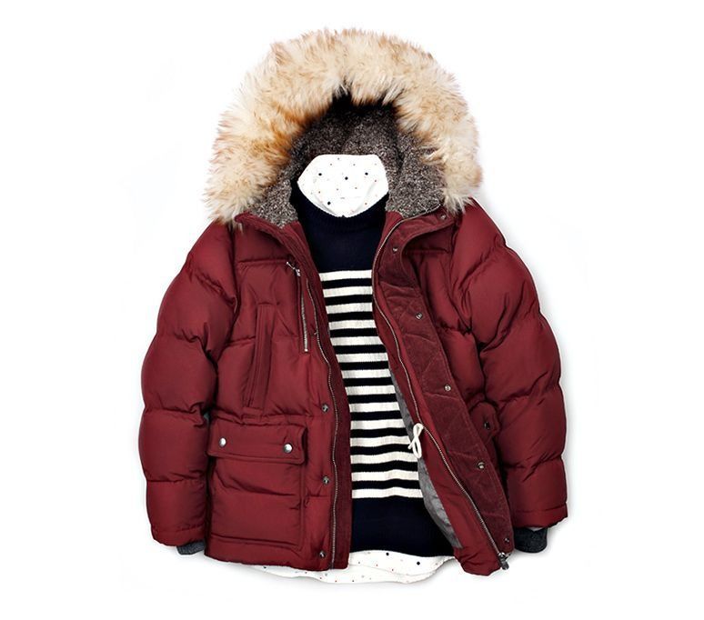 hooded puffer jacket