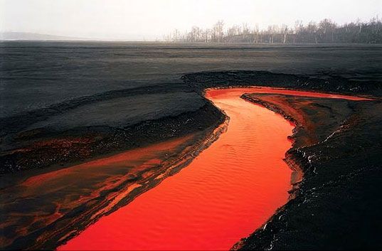 Edward Burtynsky, Nickel Tailings #34, 1996
