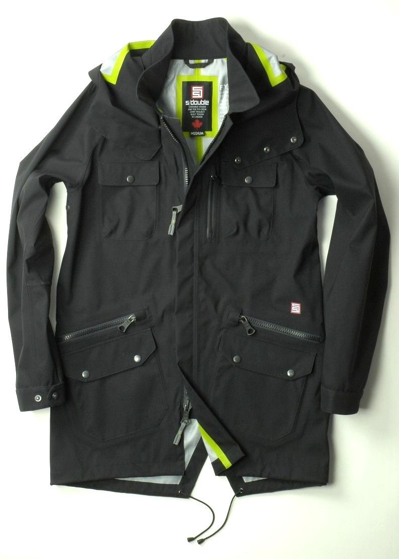 S/DOUBLE 3PLY FISHTAIL SHELL JACKET