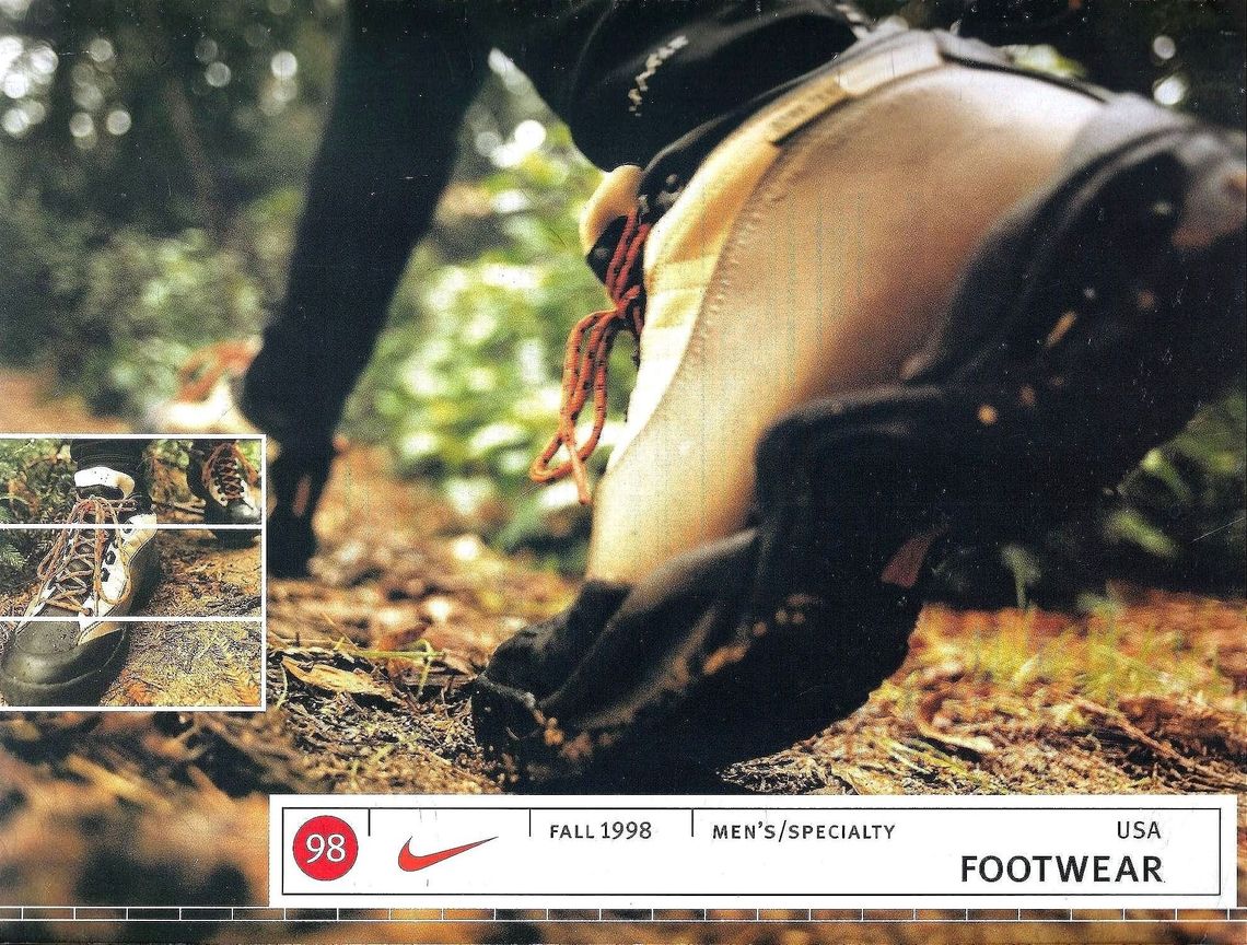 1998 NIKE MEN'S FALL FOOTWEAR CATALOG
