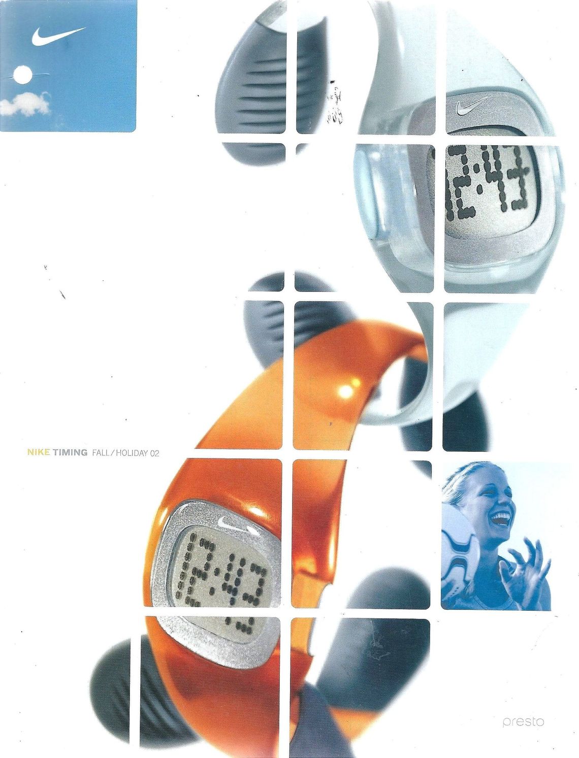 NIKE TIMING 2002 WATCH CATALOG