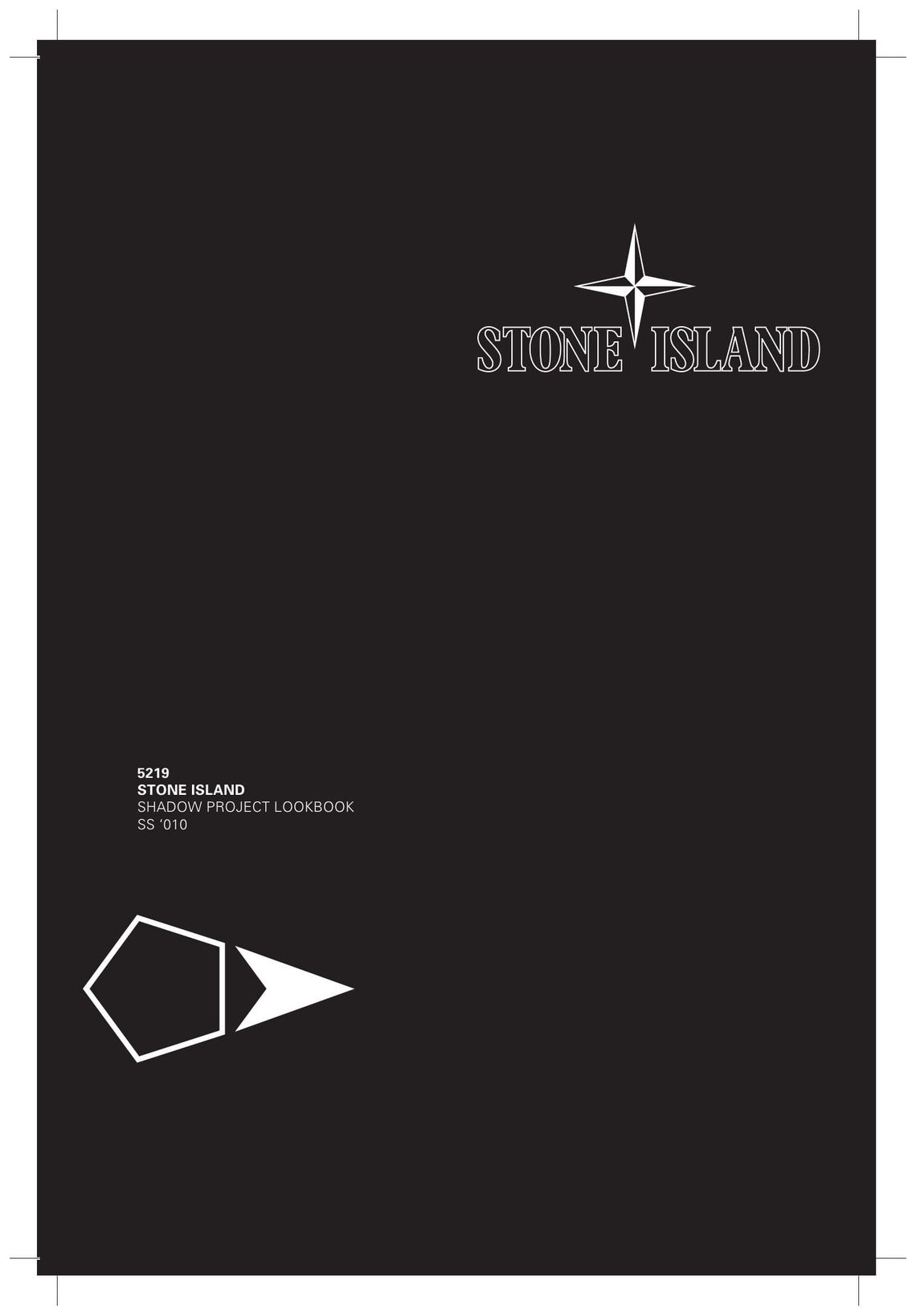 Stone Island Shadow Project 2010 Fall/Winter lookbook image showing technical outerwear styling.