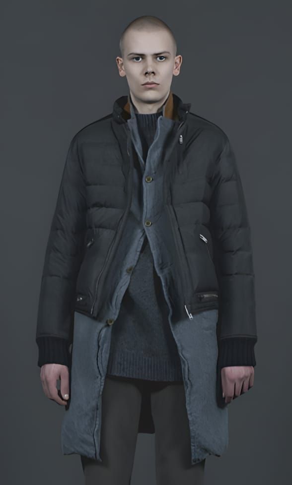 UNDERCOVER UNDERCOVERISM AW11 textured wool knit garment by Jun Takahashi