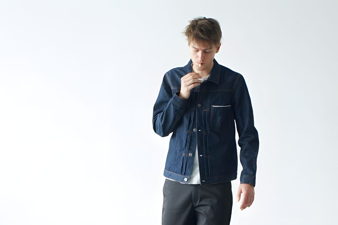 FUCT SSDD raw selvedge denim jacket, Okayama production