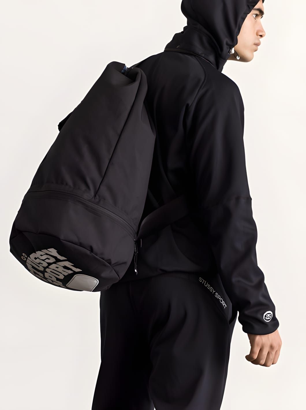 Stüssy Spring/Summer 2012 lookbook portrait — model in Stüssy apparel, circulated February 2012.