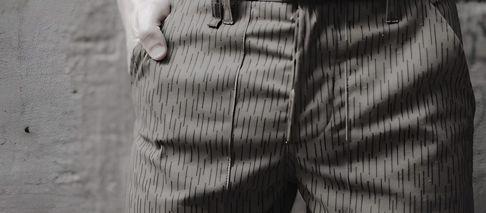 Rogue Territory Work Trouser in cotton herringbone fabric, slim-straight cut with six-pocket utilitarian detailing