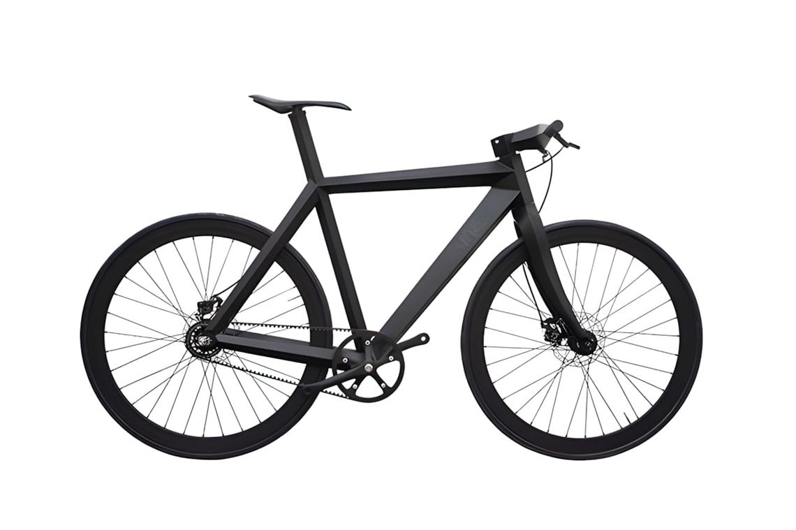 BME X-9 Nighthawk carbon fiber bicycle with F-117-inspired honeycomb faceted frame, side profile view