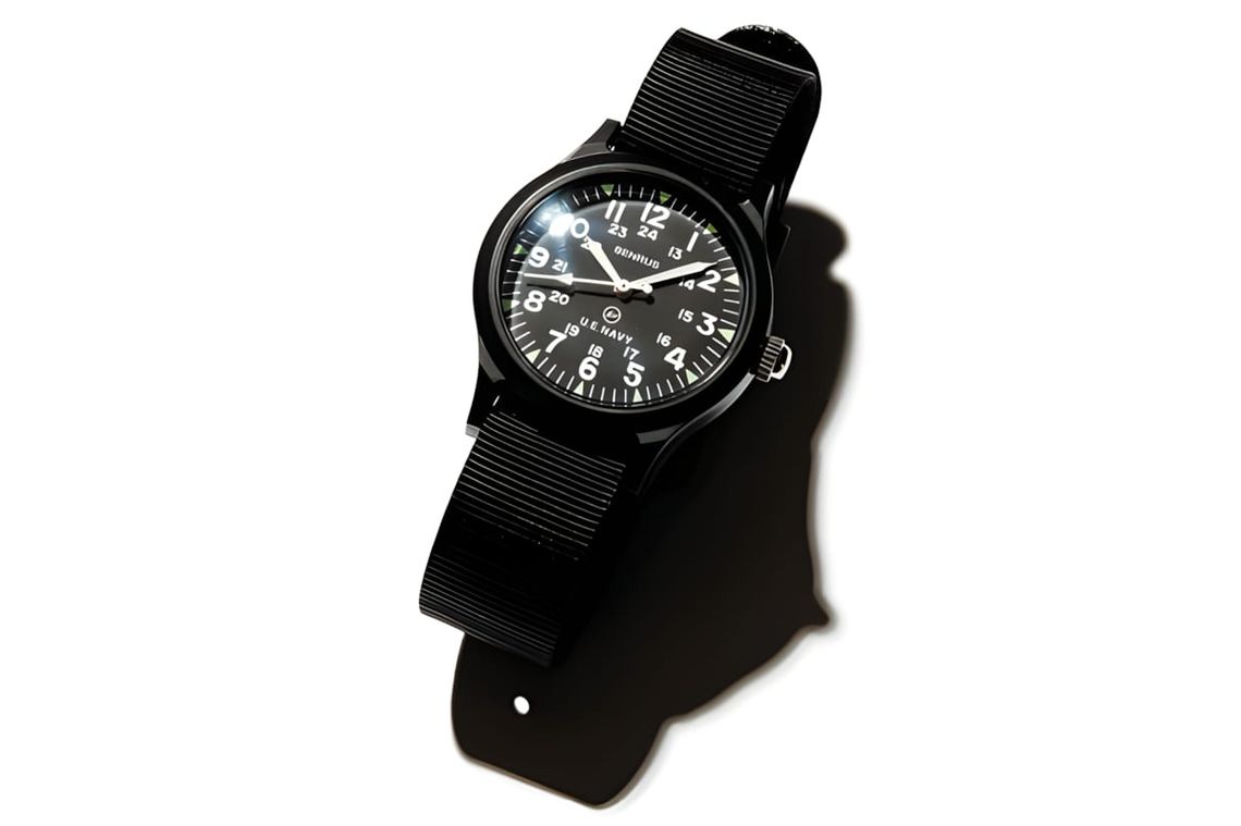 Converse Tokyo x Timex Camper analog wristwatch, Japan-exclusive collaboration model with star-motif dial and branded nylon s