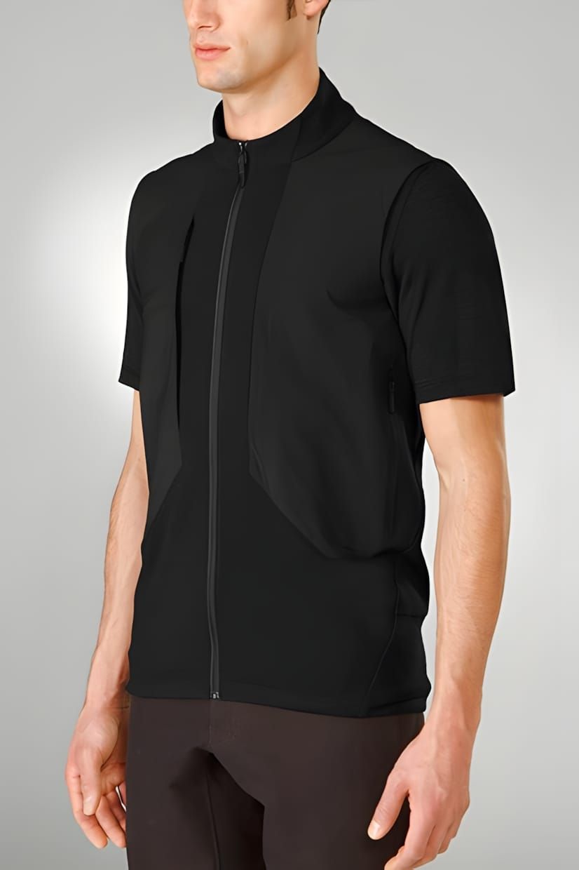 Arc'teryx Veilance black vest from the Fall/Winter 2013 collection, minimalist technical construction