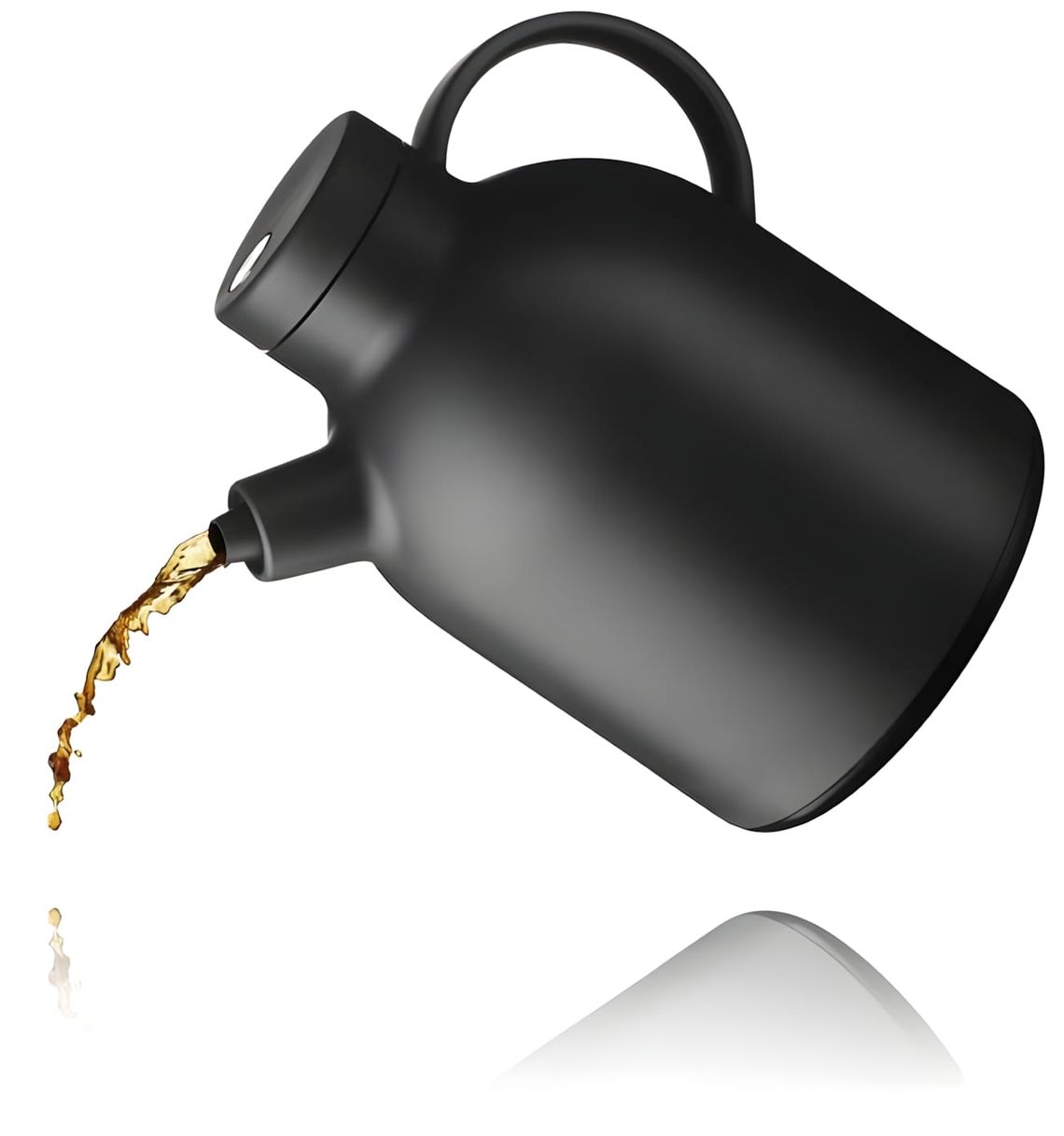 Menu New Norm Thermo Kettle Jug in white, designed by Norm Architects — a minimal double-walled carafe with clean geometric p