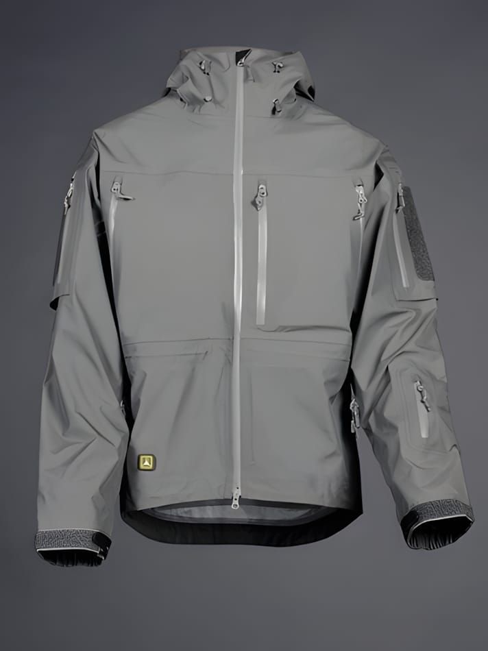 Triple Aught Design TAD Gear Spectre Hardshell Jacket, a multi-pocket seam-sealed eVent shell jacket with pit zips and Velcro