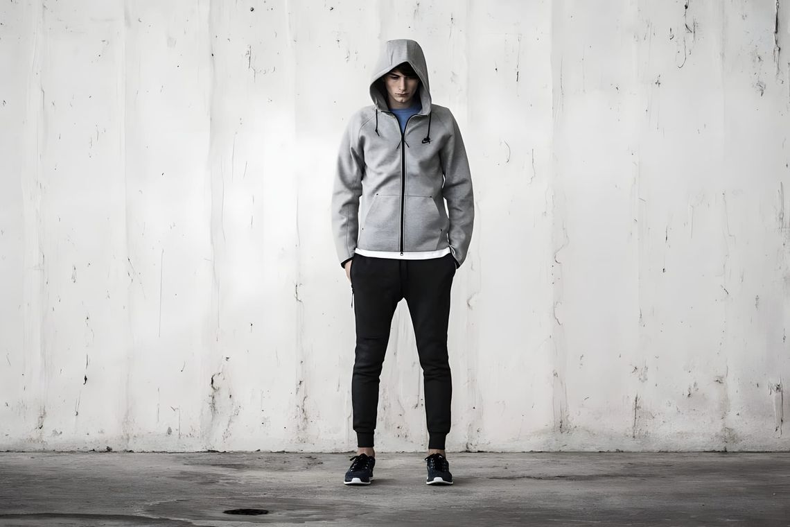 Nike Sportswear Fall Winter 2014 Tech Pack lookbook editorial featuring Tech Fleece