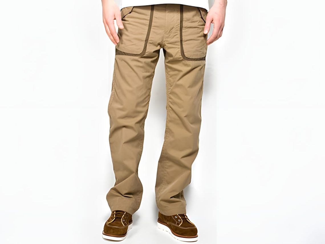 White Mountaineering AW2011 technical trousers, shown as a product or lookbook image from the Japanese outdoor-influenced men