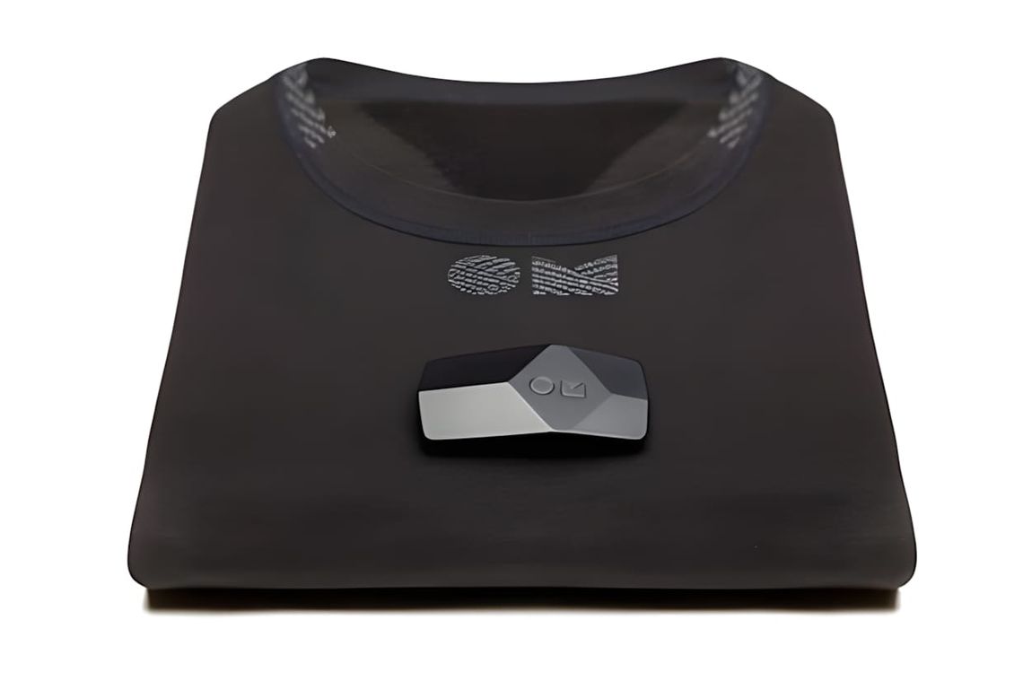 OMsignal Biometric Smartwear shirt with embedded health sensors for heart rate and breathing monitoring