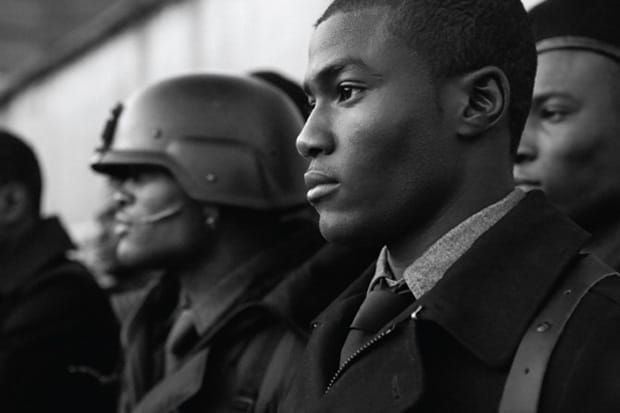 Nom de Guerre FW2010 Countdown to Violence lookbook — B&W editorial campaign