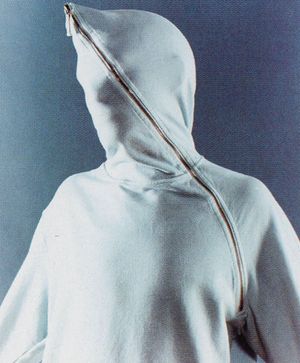 C.P Company full zip hoodie ad scanned from Dutch magazine 2000