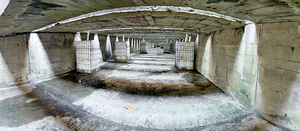 Concrete Bunker Interior