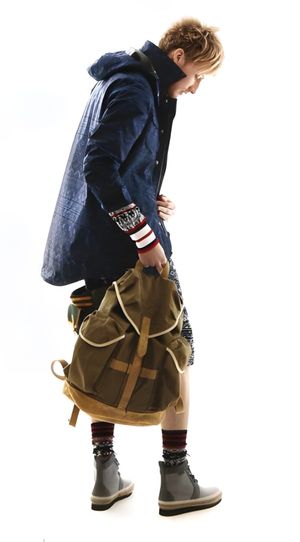 White Mountaineering by Obscura AW2011 Lookbook — Canvas Rucksack