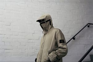Stone Island Raso Floccato Riot Mask Jacket AW2004